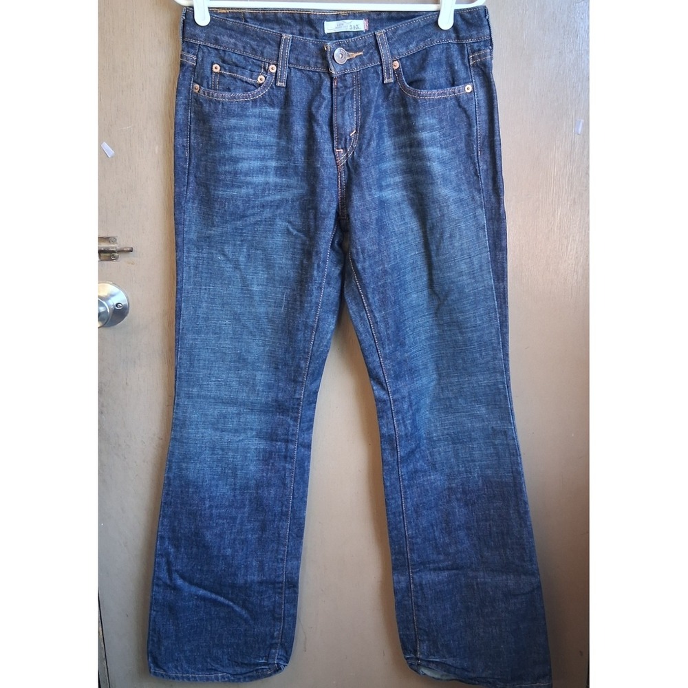 Levi's Ladies 515 Low Boot Cut Drk ash Jeasns‎ Sz 8M Mexico  EUC